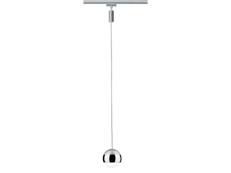 Paulmann LED Pendelleuchte URail Capsule II, 6 W, 2700 K, Chrom