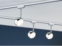 Paulmann LED Schienenspot URail Capsule II, 6 W, 2700 K, Chrom