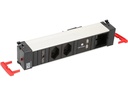 Bachmann Einbausteckerleiste POWER FRAME 2x T13, USB, Custom-ABD Leer