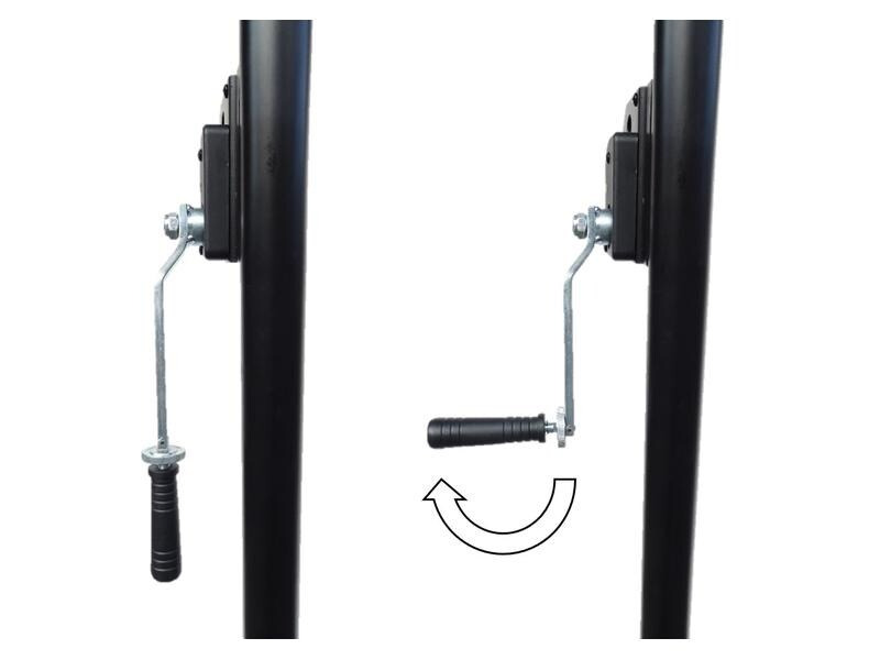 Nordride Stativ 300 cm ausfahrbar mit Kurbel