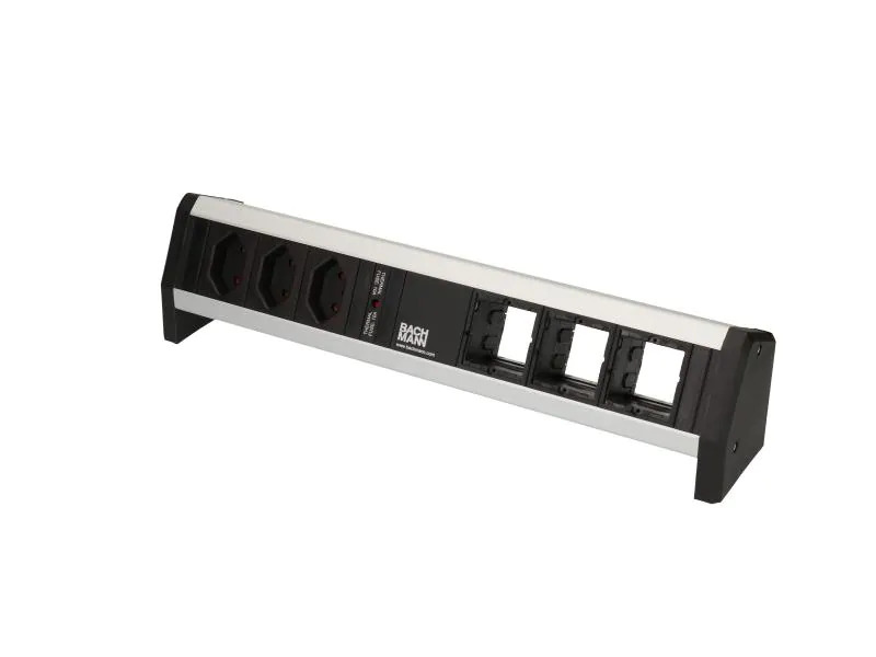 Bachmann Tischsteckdosenleiste DESK 1 3x T13, 3x ABD