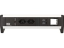 Bachmann Tischsteckdosenleiste DESK 1, 2x T13, 1x USB A/C, 1x Custom
