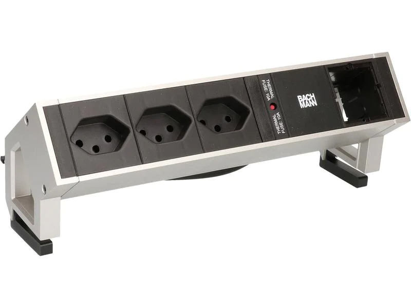 Bachmann Tischsteckdosenleiste DESK 2 3x T13, 1x ABD
