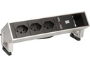 Bachmann Tischsteckdosenleiste DESK 2 3x T13, 1x ABD