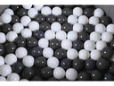 Knorrtoys Bällebad soft – grey 100 balls grey/white