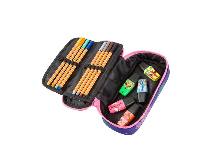 Walker Etui Pencil Box Skandi 21 x 10 x 6 cm, leer Blue