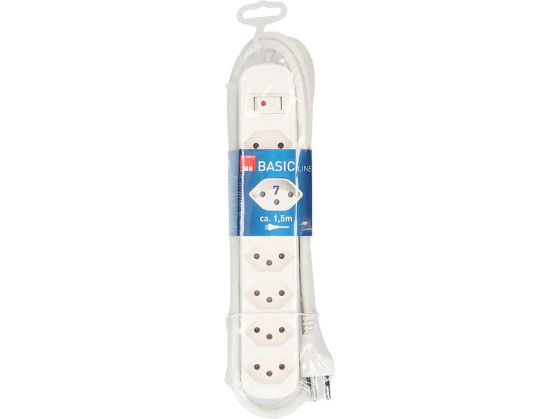 Max Hauri Steckdosenleiste Basic-Line 7x T13 5er Set