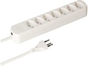 Max Hauri Steckdosenleiste Basic-Line 7xT13 1.5 Meter, Weiss