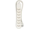 Max Hauri Steckdosenleiste Basic-Line 7xT13 1.5 Meter, Weiss