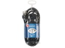 Max Hauri Steckdosenleiste Basic-Line V2 3xT13, 1.5 Meter