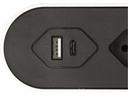 Max Hauri Steckdosenleiste Design Line  5x T13 USB A+C weiss