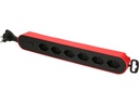 Max Hauri Steckdosenleiste Design Line  6x T13 rot
