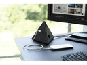 Max Hauri Steckdosenleiste Pyramide, Schwarz 2x T13, USB A+C 18W