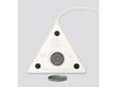 Max Hauri Steckdosenleiste Pyramide, Weiss 2x T13, USB A+C 18W