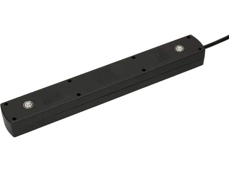 Max Hauri Steckdosenleiste SafetyLine 5x T13 mit USB A C, schwarz