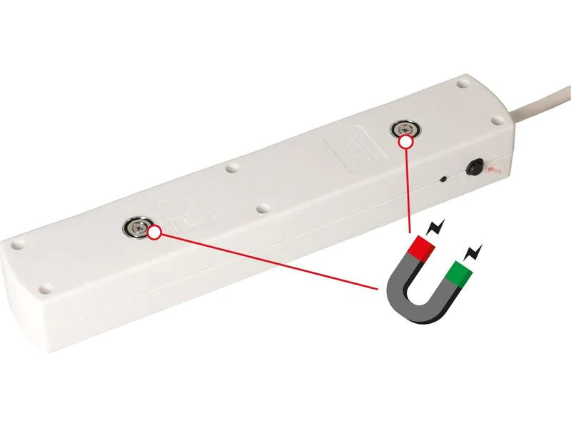 Max Hauri Steckdosenleiste SafetyLine 5x T13 mit USB A C, weiss