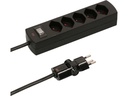 Max Hauri Steckdosenleiste Steckdosenleiste Safety-Line 5x T13 2 Stück