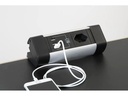 Max Hauri Tischsteckdosenleiste Office Line, 1x T13, 3x USB A
