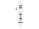 SKROSS Steckdosenleiste Travel Station 1x T11, 2x USB UK-Stecker