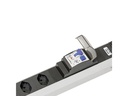 STEFFEN Steckdosenleiste Alu Modular 6xT13 mit FI-LS
