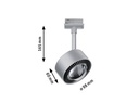 Paulmann LED Schienenspot URail Aldan II, 9 W, 2700 K, Chrom