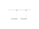 Paulmann Pendelleuchte URail Barre, 6 x GU10, 60 W, Chrom