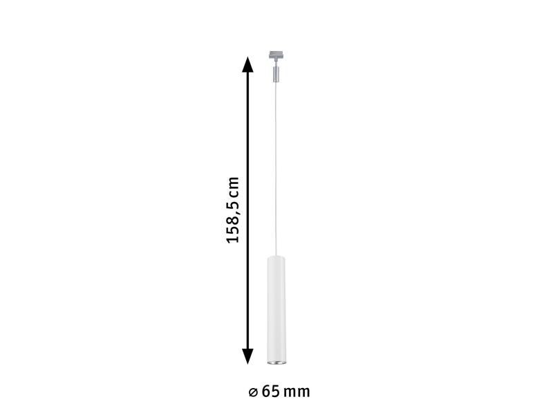 Paulmann Pendelleuchte URail Catalejo, 1 x GU10, 10 W, Chrom