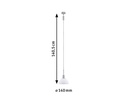 Paulmann Pendelleuchte URail Sarrasani, 1 x E14, 20 W, Chrom/ Weiss