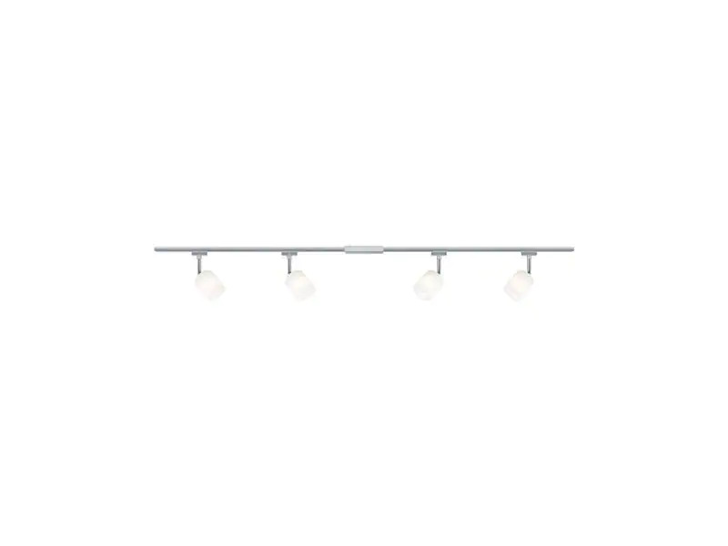Paulmann Schienenspot URail Blossom Set, 4 x G9, 40 W, Weiss/ Chrom