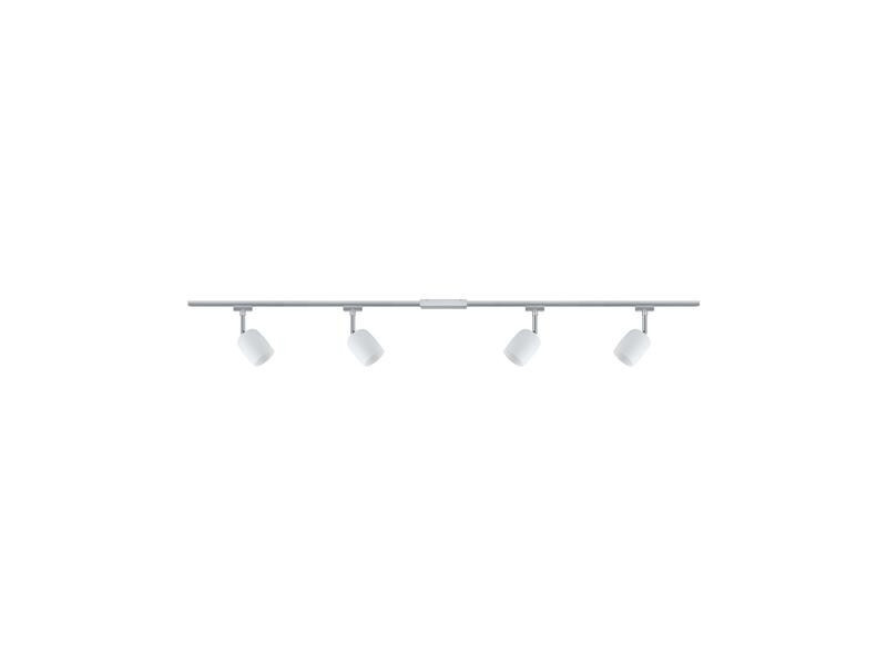 Paulmann Schienenspot URail Blossom Set, 4 x G9, 40 W, Weiss/ Chrom