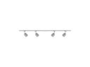 Paulmann Schienenspot URail Blossom Set, 4xG9, 40W,Chrom/Rauchglas