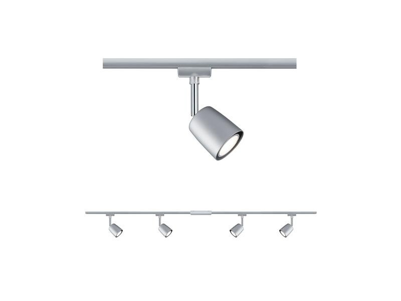 Paulmann Schienenspot URail Cover Set, 4 x GU10, 40 W, Chrom