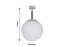 Paulmann Schienenspot URail Globe, 1 x E14, 10 W, Chrom/ Weiss