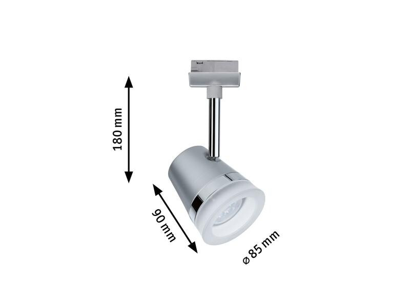 Paulmann Schienenspot URail Spot Cone, GU10, 5.5 W, Chrom, RGBW