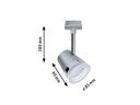 Paulmann Schienenspot URail Spot Cone, GU10, 5.5 W, Chrom, RGBW
