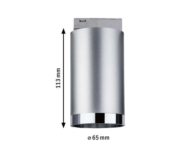 Paulmann Schienenspot URail Tube, 1 x GU10, 10 W, Chrom