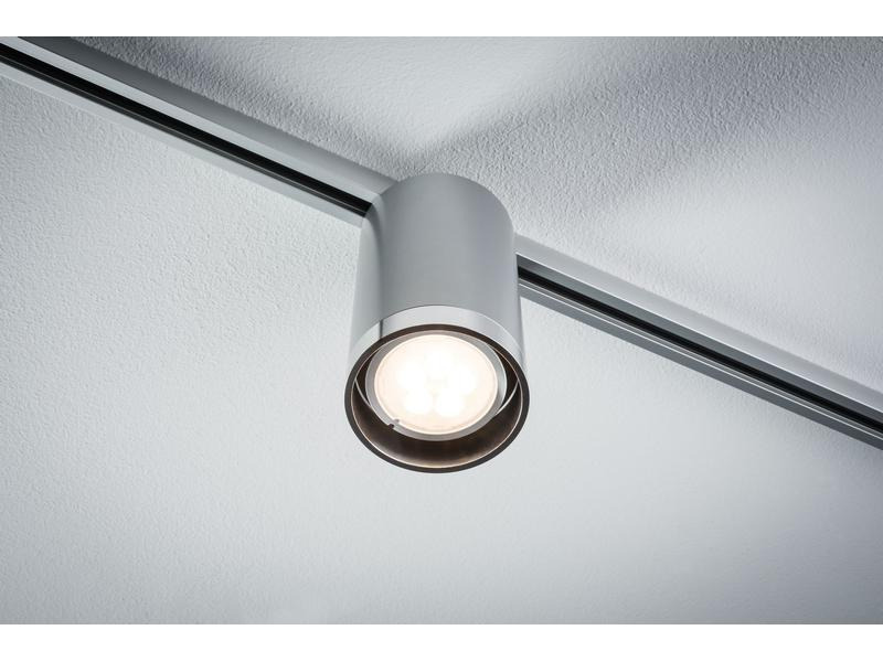 Paulmann Schienenspot URail Tube, 1 x GU10, 10 W, Chrom