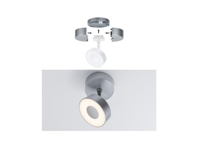Paulmann URail Single Spot-Base, Chrom