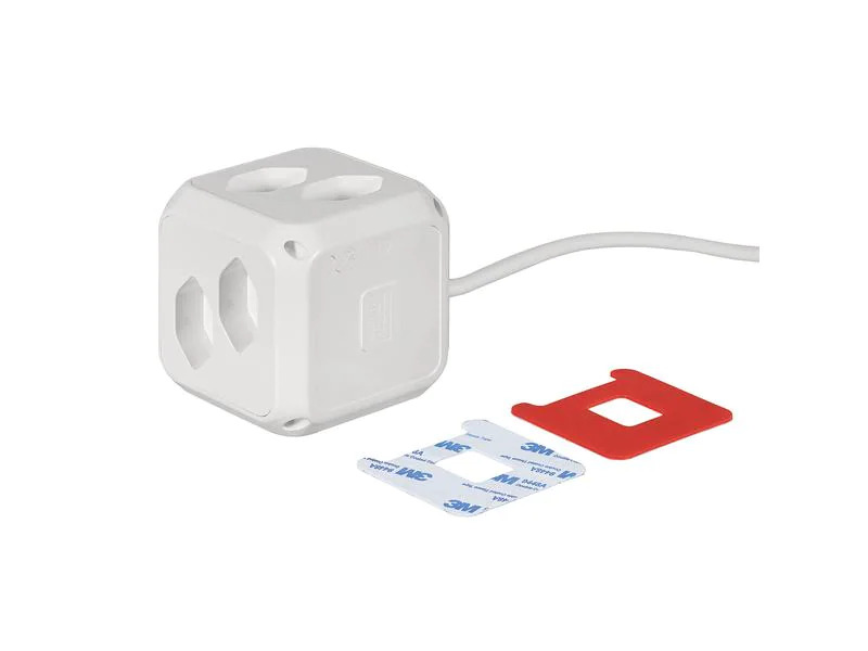 STEFFEN Stromverteiler CUBE 8xT13 2x USB-A