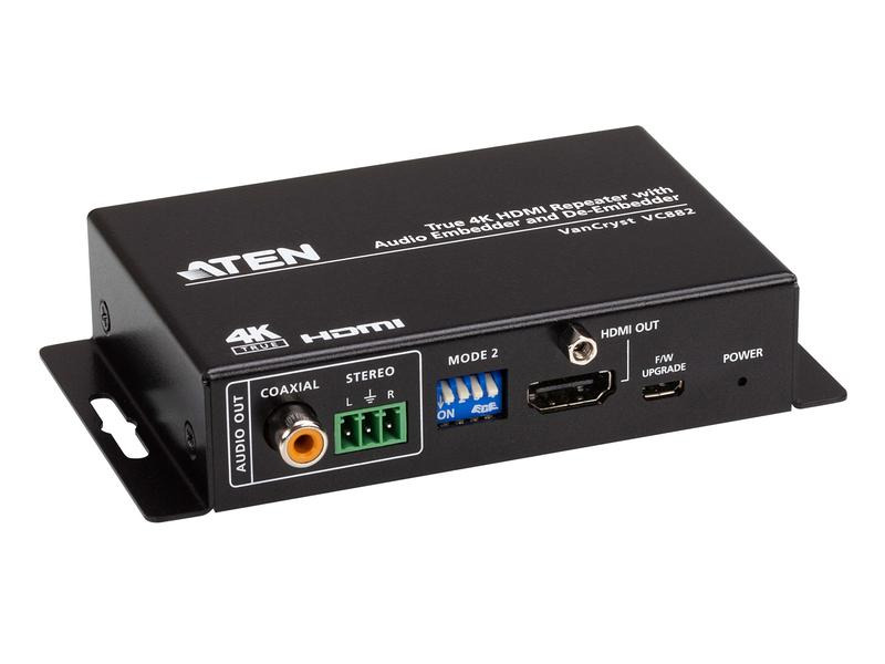 Aten VC882 True 4K HDMI Repeater Audio Embedder und De-Embedder
