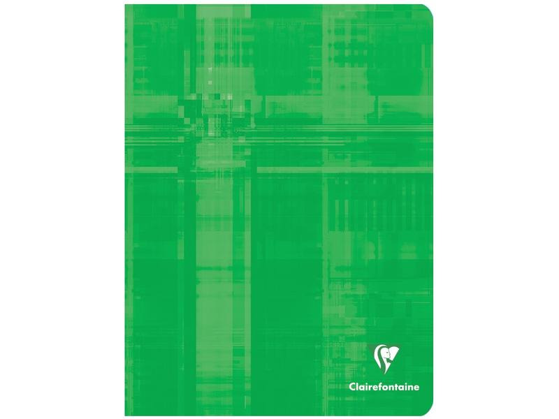 Clairefontaine Notizheft 48 Blatt, 17 x 22 cm, 5 mm kariert, assortiert
