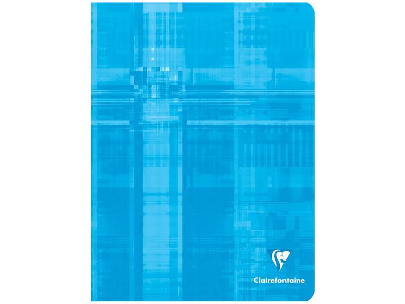 Clairefontaine Notizheft 48 Blatt, 17 x 22 cm, 5 mm kariert, assortiert