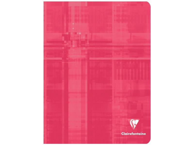 Clairefontaine Notizheft 48 Blatt, 17 x 22 cm, 5 mm kariert, assortiert
