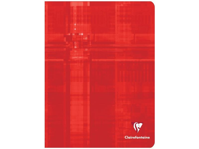 Clairefontaine Notizheft 48 Blatt, 17 x 22 cm, 5 mm kariert, assortiert