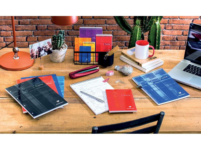 Clairefontaine Schreibblock 80 Blatt, A7, 5 mm kariert, assortiert