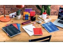 Clairefontaine Schreibblock 80 Blatt, A7, 5 mm kariert, assortiert