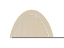 Creativ Company Mini-Utensilien Elfentür / Wichteltür 13 x 10 cm, oval