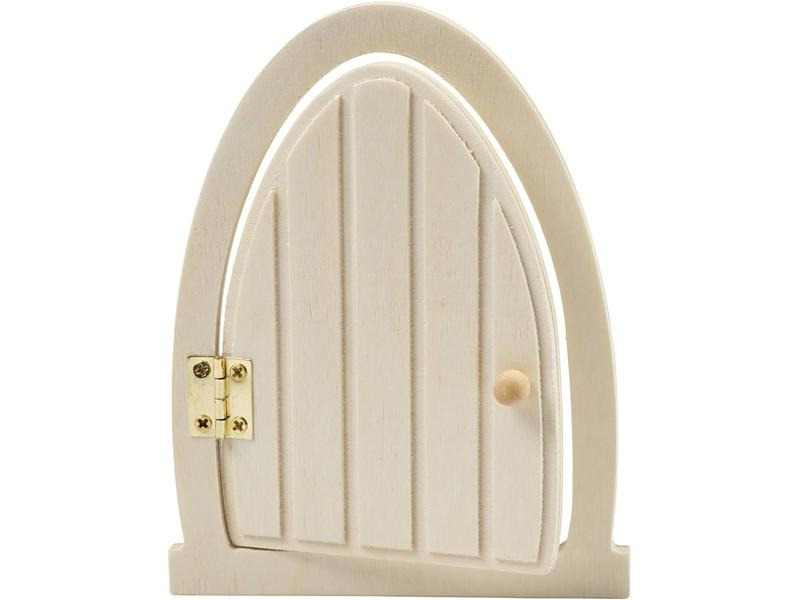 Creativ Company Mini-Utensilien Elfentür / Wichteltür 13 x 10 cm, oval