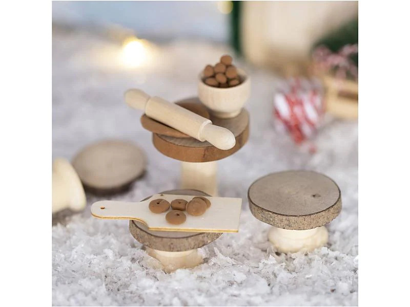 Creativ Company Mini-Utensilien Elfentür / Wichteltür Szene Backen