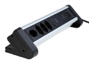 Schönenberger Tischsteckdosenleiste Alu-Office-Line 4 × T13 USB-C/A